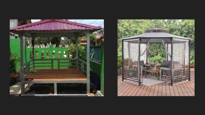 Inspirasi Desain Gazebo dari Baja Ringan, Simple dan Menarik
