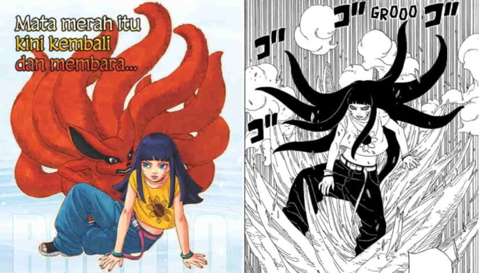 Manga Boruto Two Blue Vortex Bab 10 Alasan Kurama Pilih Himawari Jadi Jinchuriki