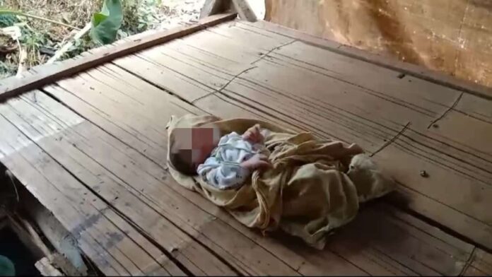 Bayi Dibuang Ortu di Saung Kebun Panumbangan Ciamis