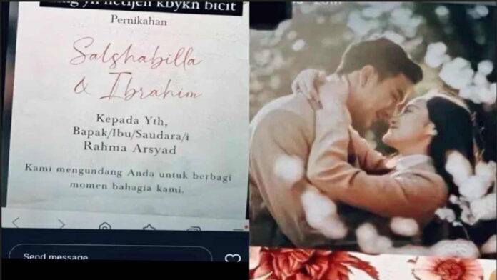 Dugaan Undangan Pernikahan Salshabilla dan Ibrahim Risyad Viral