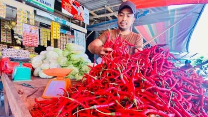 harga cabai rawit merah di Cimahi meroket