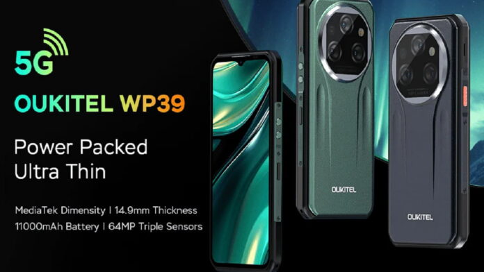 Oukitel WP39 5G Bawa Baterai HP 11.000 mAh dan Kamera 64MP