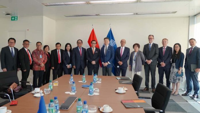 Pertemuan Bilateral Menkumham dengan Dirjen WIPO