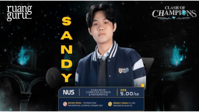 Profil Sandy, Peserta Clash of Champions dengan IPK 5.00