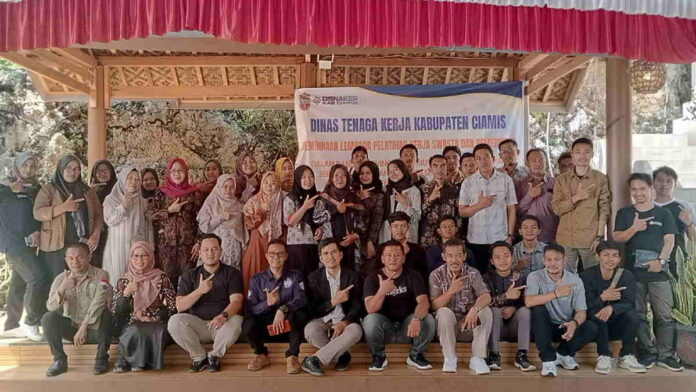 Disnaker Ciamis Lakukan Pembinaan Terhadap LPK dan BLKK
