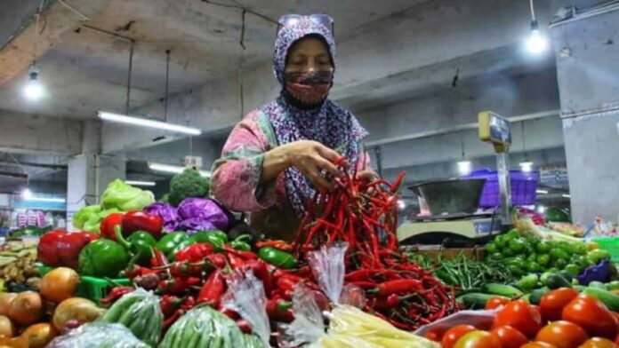 harga cabai rawit merah di Kota Bandung