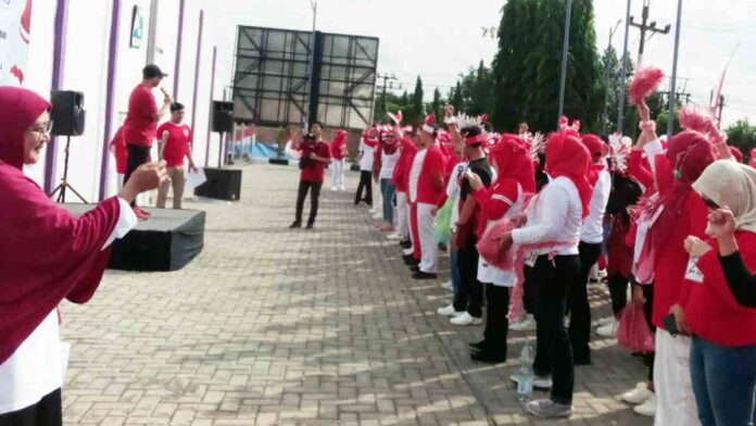 Kemeriahan Perayaan HUT RI di RSUD Ciamis, Senam Bugar Hingga Fun Game