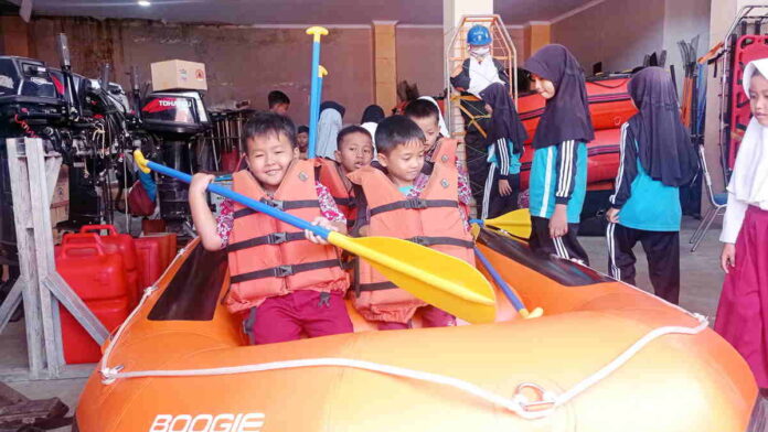 Melihat Keseruan Anak SD Belajar Kebencanaan di BPBD Ciamis