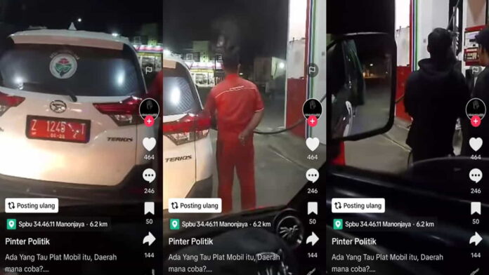 Penjelasan Kades Pasirnagara Ciamis terkait mobil plat merah yang isi BBM subsidi Pertalite