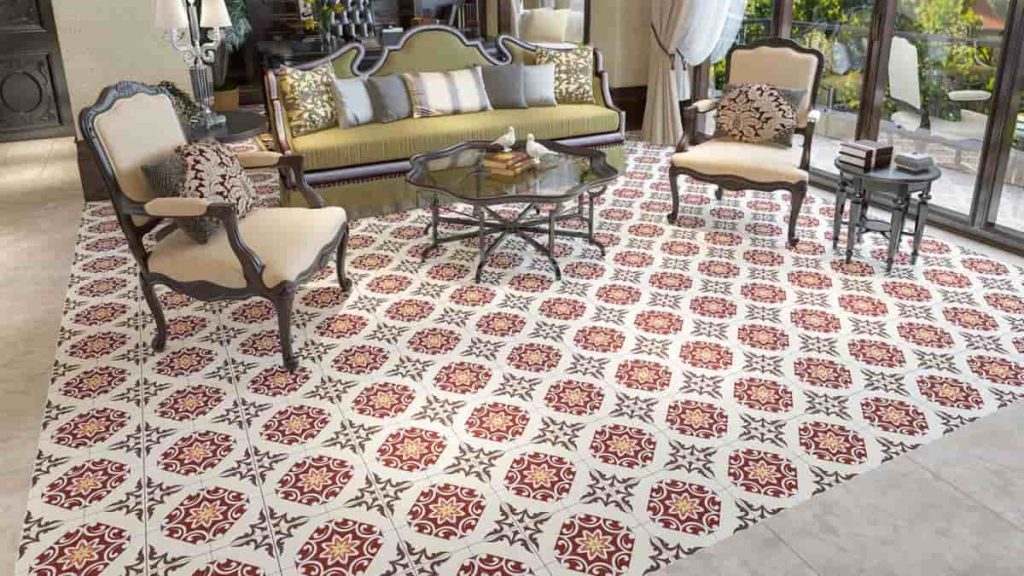 Bernostalgia dengan Gaya Vintage Keramik Lantai Motif Jadul