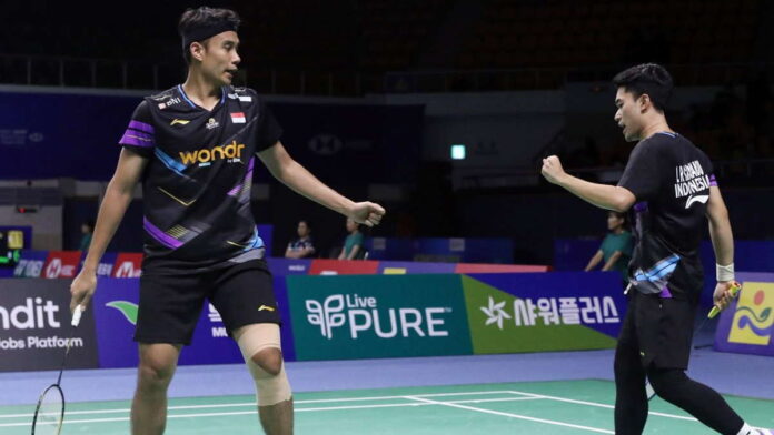 Ganda Putra Baru Indonesia Leo Bagas Juarai Korea Open 2024