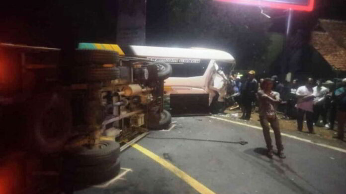 Kecelakaan di Jalan Raya Ciamis-Banjar