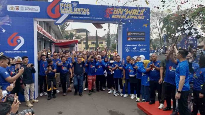 Jalan Santai Polres Garut HUT Polantas ke-69
