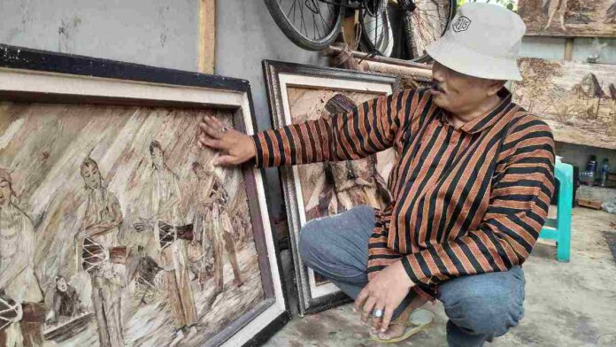 Lukisan Pelepah Pisang