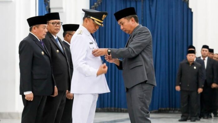 pelantikan A Koswara jadi Pj Wali Kota Bandung