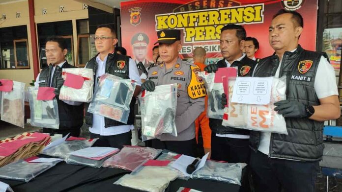 pedagang pasar Cikurubuk bunuh wanita dalam karung di Tasikmalaya