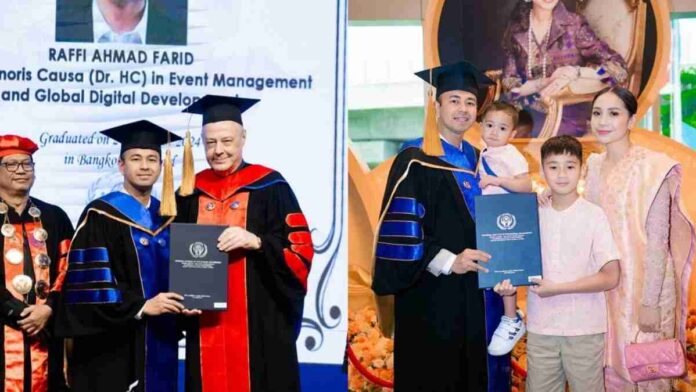 Raffi Ahmad Dapat Gelar Doktor Honoris Causa