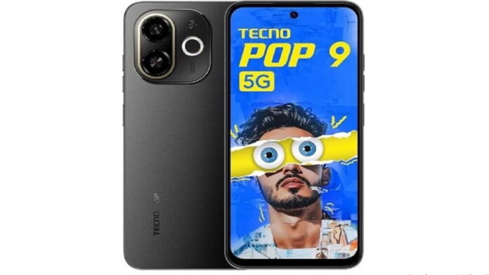 Tecno Pop 9 5G Berbekal Layar 120Hz, Kamera 48MP dan Dimensity 6300