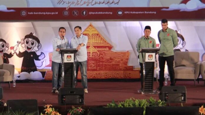 debat pasangan kandidat cabup cawabup bandung