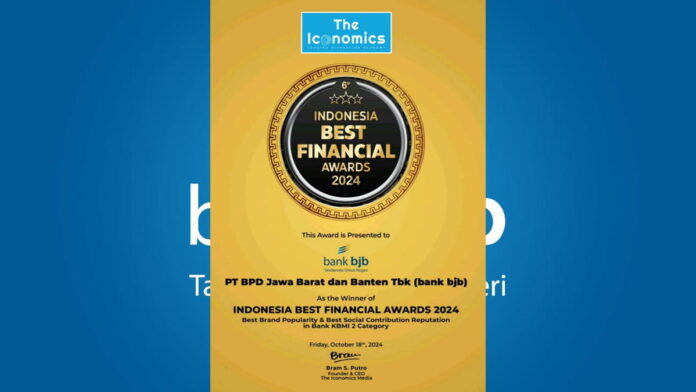 Di Indonesia Best Financial Awards 2024, bank bjb Raih 2 Penghargaan Bergengsi