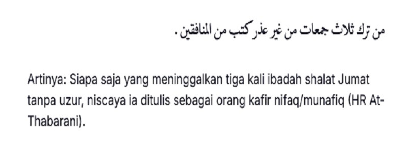 Hukum Bepergian di Hari Jumat 