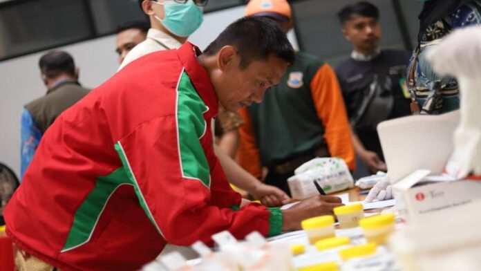 tes urine ASN Pemkot Cimahi