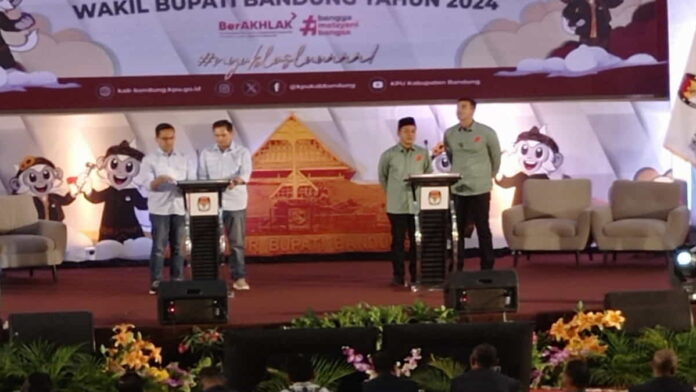 tanya jawab antara cawabup bandung