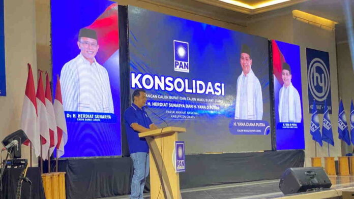 Konsolidasi DPD PAN Ciamis, Solidkan Kader untuk Menangkan HY