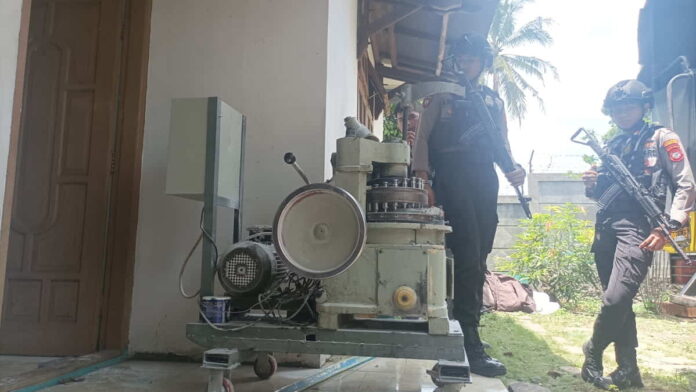 Mesin Pembuat 1 Juta Pil Koplo di Sumedang