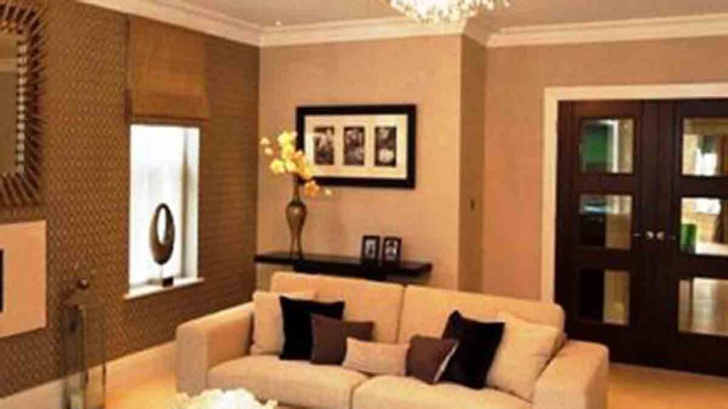 Cat Rumah Warna Peach Kombinasi Agar Interior Tampak Elegan