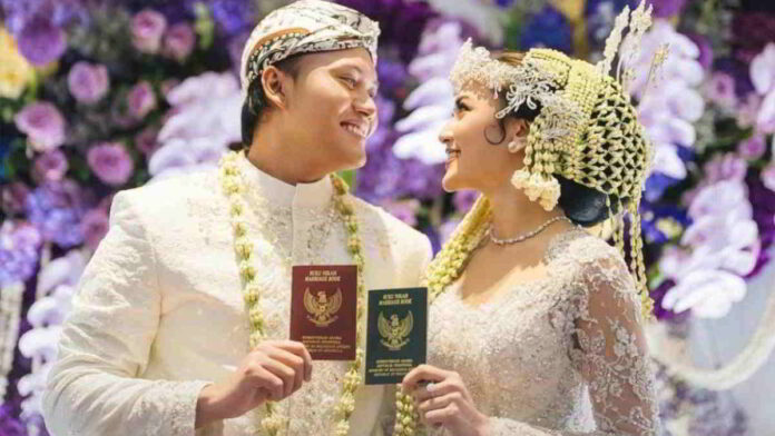 Pernikahan Mahalini dan Rizky Febian
