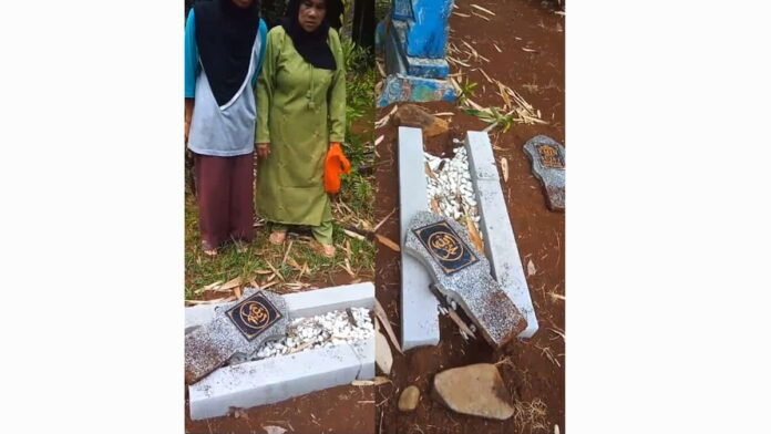 makam di Ciamis diduga dirusak orang