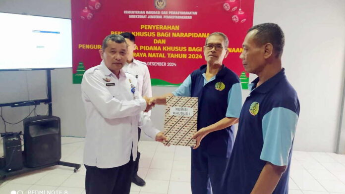 Empat Narapidana Lapas Ciamis Dapat Remisi Khusus Natal 2024