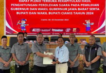 Hasil Rekapitulasi KPU Ciamis Kemenangan HY 89