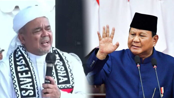 Reuni Akbar PA 212, Habib Rizieq Serukan Dukung Prabowo-Gibran