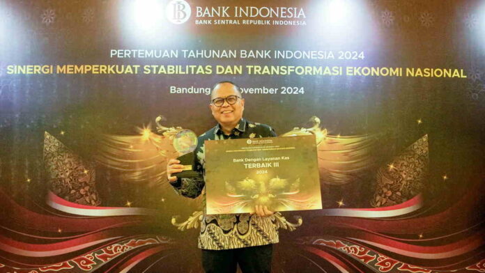bank bjb Raih Penghargaan dengan Layanan Kas Terbaik dari BI