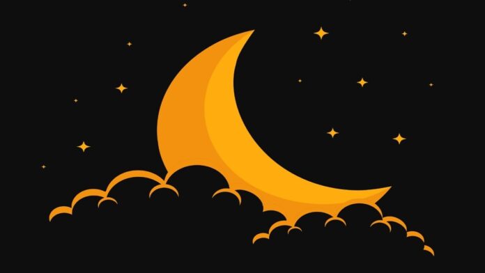 Ilustrasi Arti Mimpi Bulan Sabit