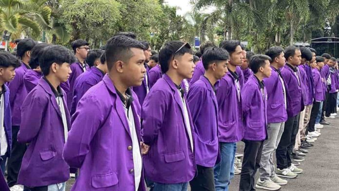Mahasiswa Universitas Galuh Ciamis KKN
