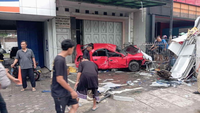 Sopir Sedan merah