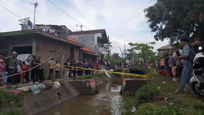 Penemuan mayat bayi di Sungai Cikunten Kawalu Tasikmalaya