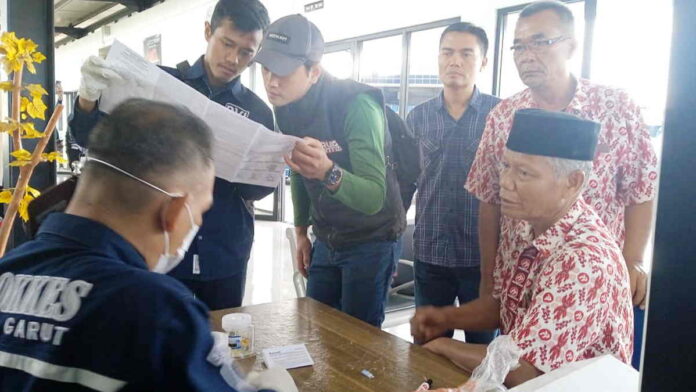 Polres Garut Dadakan Tes Urine