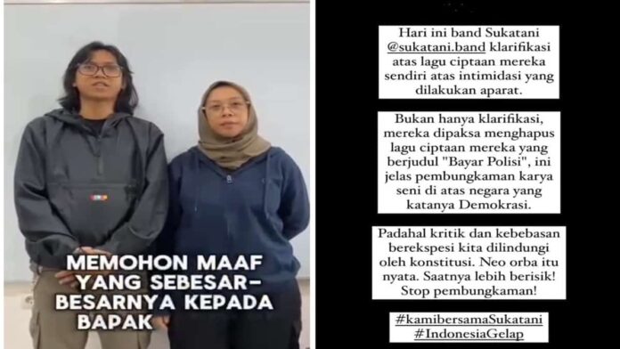 Band Sukatani Minta Maaf terkait lagu Bayar Bayar Bayar
