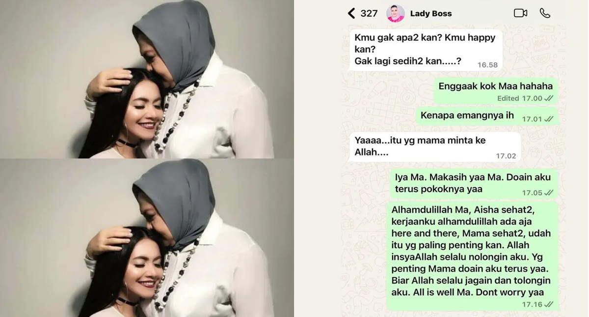 Denada Bongkar Chat Emilia Contessa, Percakapan Menyentuh Hati 2 Hari Sebelum Kepergian