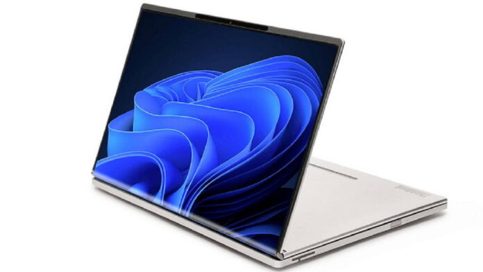 Lenovo ThinkBook Flip AI PC, Pamerkan Layar Lipat Luar