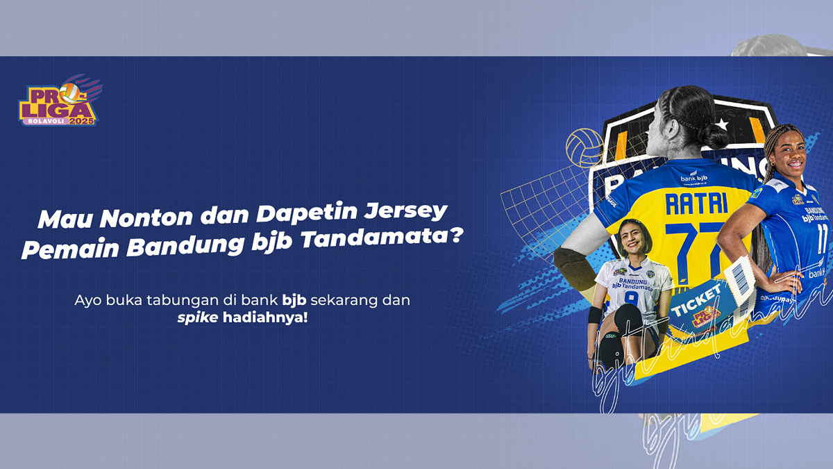 Mau Tiket VIP Nonton Proliga dan Jersey Bandung bjb Tandamata Gratis? Ini Caranya