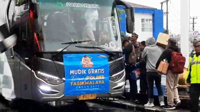 Mudik Gratis Polres Tasikmalaya