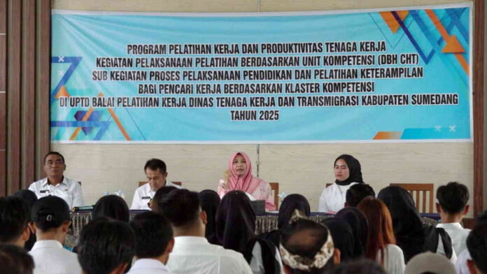 DBHCHT di Sumedang Biayai Pelatihan Keterampilan Kerja
