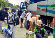 Arus Pemudik di Terminal