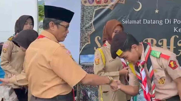 Nanang Permana Apresiasi Pos Pantau Arus Mudik Pramuka di Banjarsari Ciamis