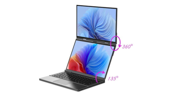 GPD DUO Dual-Screen Laptop, Inovasi Laptop Layar Ganda